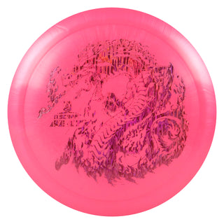 Discraft Disc Golf Big Z Heat Distance Driver 9/6/-3/1 Pink/Magenta Waves 164-166g