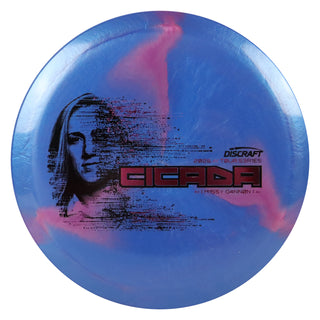 Discraft Disc Golf 2026 Missy Gannon Tour Series Cicada Blue Pink/Magenta 170-172g