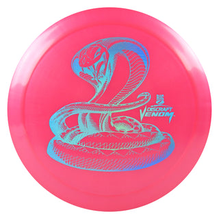 Discraft Disc Golf Big Z Venom Distance Driver 13/5/0/3 Pink/Blue Holo 167-169g