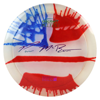 Discraft Disc Golf Paul McBeth Z Line Fly Dye Zeus Distance Driver 12/5/-1/3 USA/Purple Blue 167-169g