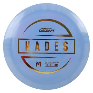 Discraft Disc Golf Paul McBeth ESP Hades Distance Driver 12/6/-3/2 Blue Purple/Gold 170-172g