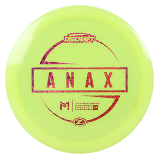 Discraft Disc Golf Paul McBeth Z Line Anax Distance Driver 10/6/0/3 DayGlo/Magenta Hexagons 173-174g