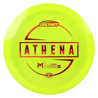 Discraft Disc Golf Paul McBeth Z Line Athena Fairway Driver 7/5/0/2 Yellow/Red Holo 173-174g