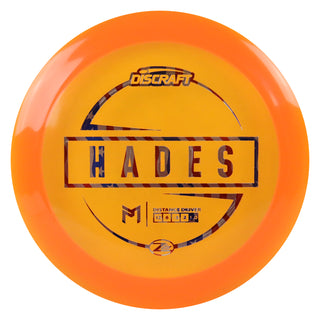 Discraft Disc Golf Paul McBeth Z Lite Hades Distance Driver 12/6/-3/2 Orange/USA 157g