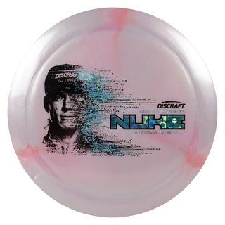 Discraft Disc Golf 2026 Ezra Aderhold Tour Series Nuke Blush/Blue Flowers 176g