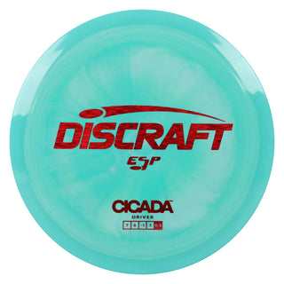 Discraft Disc Golf ESP Cicada Fairway Driver 7/6/-1/1 Aqua/Red Lines 160-163g
