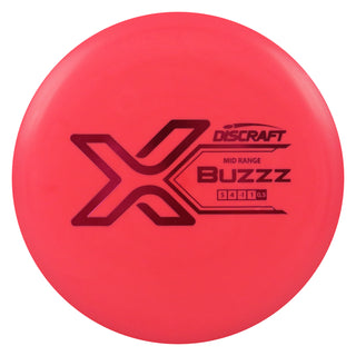Discraft Disc Golf X Line Buzzz Midrange Disc 5/4/-1/1 Red/Purple 173g