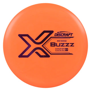 Discraft Disc Golf X Line Buzzz Midrange Disc 5/4/-1/1 Orange/Purple 171g
