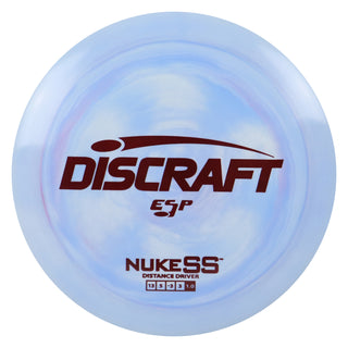 Discraft Disc Golf ESP Nuke SS Distance Driver 13/5/-3/3 Light Blue/Maroon 168g