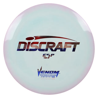 Discraft Disc Golf ESP Venom Distance Driver 13/5/0/3 Pink Mint/USA 167-169g