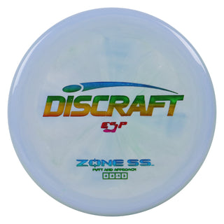 Discraft Disc Golf ESP Zone SS Putt and Approach 4/4/-1/2 Blue Sage/Rainbow 170-172g