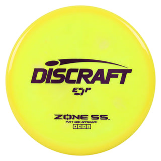 Discraft Disc Golf ESP Zone SS Putt and Approach 4/4/-1/2 Yellow/Purple 170-172g