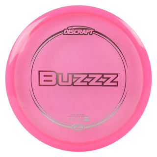 Discraft Disc Golf Z Line Buzzz Midrange Disc 5/4/-1/1 Pink/Silver 173-174g