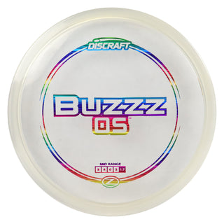 Discraft Disc Golf Z Line Buzzz OS Midrange 5/4/0/3 Clear/Rainbow Lines 175-176g
