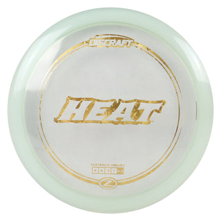 Discraft Disc Golf Z Line Heat Distance Driver 9/6/-3/1 Clear/Gold Stars 170-172g