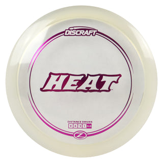 Discraft Disc Golf Z Line Heat Distance Driver 9/6/-3/1 Clear/Purple 170-172g
