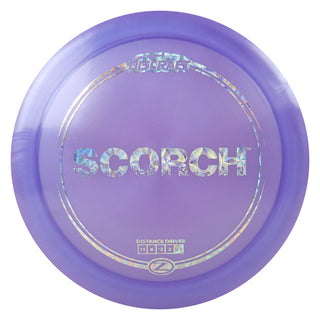 Discraft Disc Golf Z Line Scorch Distance Driver 11/6/-2/2 Purple/Holo Circles 170-172g