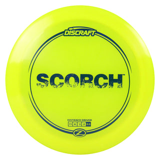 Discraft Disc Golf Z Line Scorch Distance Driver 11/6/-2/2 Yellow/Navy 170-172g