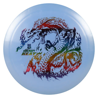 Discraft Disc Golf Big Z Heat Distance Driver 9/6/-3/1 Light Blue/Rainbow 160-163g