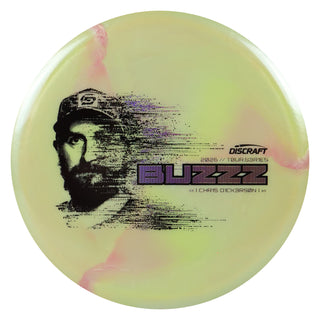 Discraft Disc Golf 2026 Chris Dickerson Tour Series Buzzz Lime Red/Gold Discs 175-176g