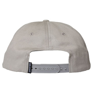 Spitfire Wheels Skateboard Hat Classic 87 Swirl Snapback Silver/Red