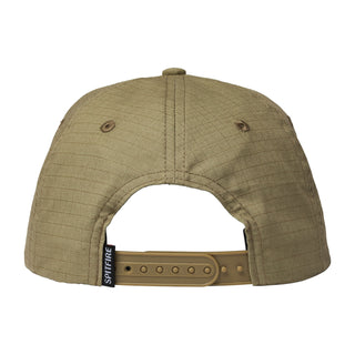Spitfire Skateboard Wheels Hat Classic 87 Swirl Patch Snapback Tan