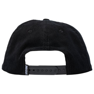 Spitfire Wheels Hat Classic 87 Swirl Patch Snapback Black/White
