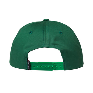 Spitfire Skateboard Wheels Hat Hellhounds Script Snapback Dark Green