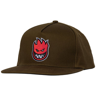 Spitfire Wheels Hat Bighead Fill Snapback Brown/Red