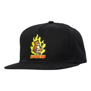 Spitfire Wheels Hat Lil Beatdowns Snapback Black