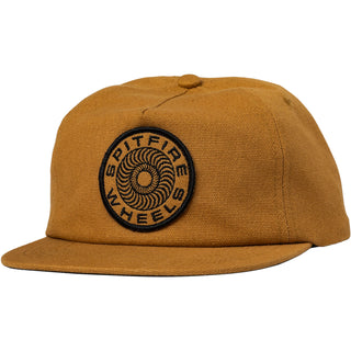 Spitfire Wheels Hat Classic 87 Swirl Snaback Tan/Black