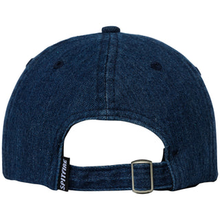 Spitfire Wheels Hat Flame Script Strapback Denim