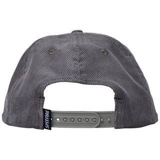 Spitfire Wheels Hat Courier Patch Snapback Charcoal/White