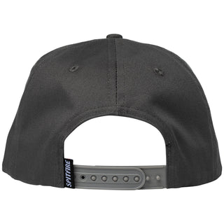 Spitfire Wheels Hat Courier Patch Snapback Charcoal/Black