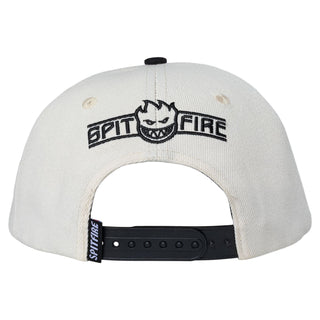 Spitfire Wheels Hat LTB Arch Snapback Off White/Black