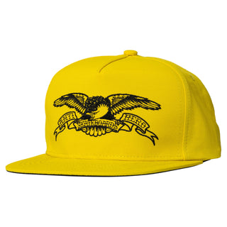 Anti Hero Skateboards Hat Basic Eagle Snapback Mustard