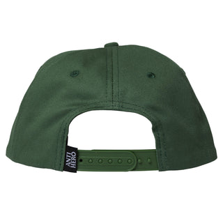 Anti Hero Skateboards Hat Basic Pigeon Snapback Forest Green