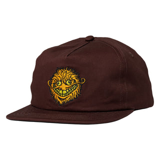 Anti Hero Skateboards Hat Grimple Snapback Brown