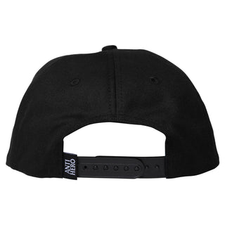 Anti Hero Skateboards Hat Road to Nowhere Snapback Black