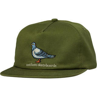 Anti Hero Skateboards Hat Lil Pigeon Snapback Safari Green