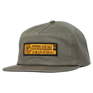 Anti Hero Skateboards Hat Hecho Por Skate Snapback Grey