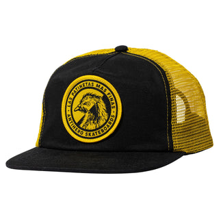 Anti Hero Skateboards Hat Las Patinetas Mesh Snapback Black/Gold