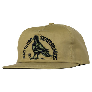 Anti Hero Skateboards Hat Clubhouse Snapback Tan