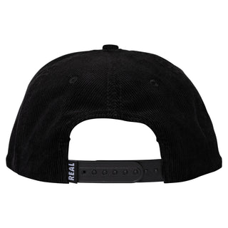 Real Skateboards Hat Lower Snapback Black/Rust