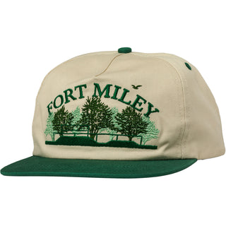 Real Skateboards Hat Fort Miley Snapback Off White