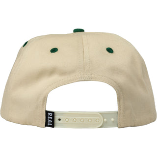 Real Skateboards Hat Fort Miley Snapback Off White
