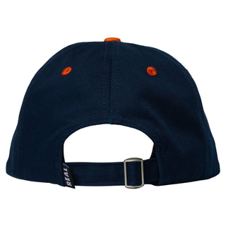 Real Skateboards Hat Oval Embroidered Navy/Red/Yellow