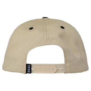 Real Skateboards Hat China Bank Snapback Tan