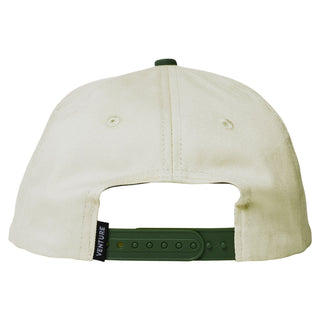 Venture Trucks Skateboard Hat Heritage Snapback White/Dark Green