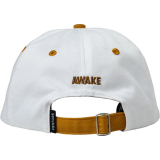 Venture Trucks Hat Emblem Strapback White/Khaki